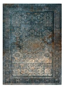 Koberec OMEGA MAMLUK rozeta / vintage, tmavomodrý