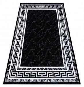Koberec GLOSS 2813 87 styl, greek - čierny, sivý