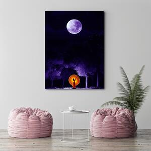 Obraz na plátne Tanec na Mesiaci - Gab Fernando Rozmery: 40 x 60 cm