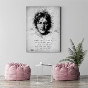 Obraz na plátne John Lennon - Gab Fernando Rozmery: 40 x 60 cm