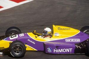 Fotografia Alex Zanardi in his Formula 1 Racing car