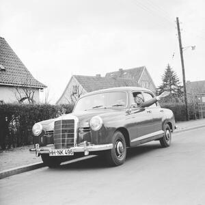 Fotografia Mercedes Benz 190, Hamburg 1957
