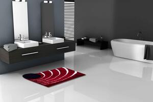 GRUND Kúpeľňový koberec Colani 2 červený Rozmer: 60x60 cm