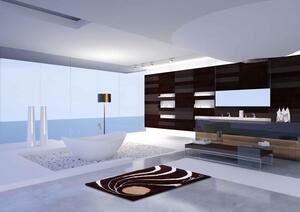 GRUND Kúpeľňový koberec Colani 18 hnedý Rozmer: 60x100 cm