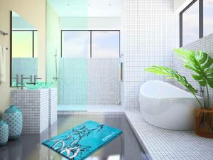 GRUND Kúpeľňový koberec Colani 23 tyrkysový Rozmer: 70x120 cm