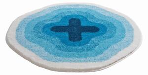 GRUND Kúpeľňový koberec KARIM 03 modrý Rozmer: ø 60 cm