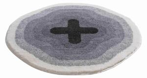GRUND Kúpeľňový koberec KARIM 03 sivý Rozmer: ø 90 cm
