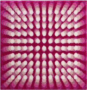 GRUND Kúpeľňový koberec KARIM 07 ružový Rozmer: 90x90 cm