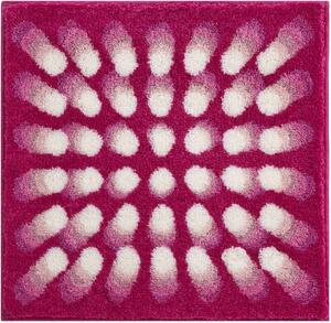 GRUND Kúpeľňový koberec KARIM 07 ružový Rozmer: 60x60 cm