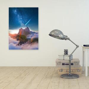 Obraz na plátne Kométa nad horami - Rokibul Hasan Rozmery: 40 x 60 cm