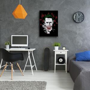 Obraz na plátne Joker sa zlovestne usmieva - DDJVigo Rozmery: 40 x 60 cm
