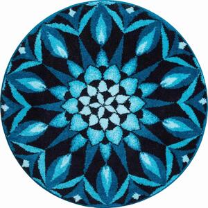 GRUND Mandala koberec KNOWLEDGE tyrkysová Rozmer: ø 60 cm