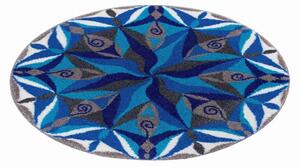 GRUND Mandala koberec FLOWER modrý Rozmer: ø 100 cm