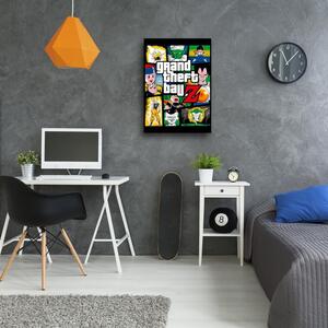 Obraz na plátne Grand Theft Ball Z - DDJVigo Rozmery: 40 x 60 cm