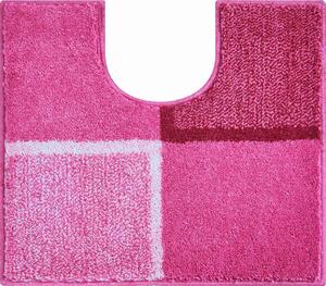 GRUND Kúpeľňový koberec DIVISO rosé Rozmer: 47x50 cm - na poklop WC alebo ako sedadlo na stoličku