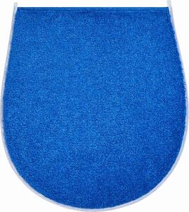 GRUND Kúpeľňový koberec DIVISO modrý Rozmer: 47x50 cm - na poklop WC alebo ako sedadlo na stoličku