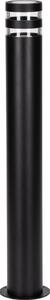 Vonkajšia lampa RINO 1xE27/12W/230V IP54 74 cm čierna