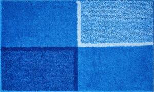 GRUND Kúpeľňový koberec DIVISO modrý Rozmer: 47x50 cm - na poklop WC alebo ako sedadlo na stoličku