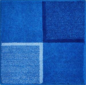 GRUND Kúpeľňový koberec DIVISO modrý Rozmer: 60x60 cm