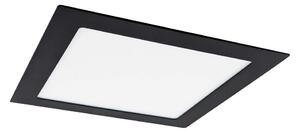 LED Podhľadové svietidlo VEGA LED/12W/230V 2900/3900/5800K 17,5x17,5 cm čierna