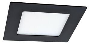 LED Podhľadové svietidlo VEGA LED/6W/230V 2900/3900/5800K 12,5x12,5 cm čierna