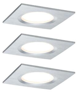 Paulmann 93895 - SADA 3xLED/6W IP44 Stmievateľné podhľadové svietidlo NOVA 230V