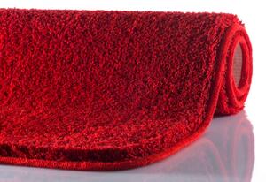 GRUND Kúpeľňová rohožka MELANGE ruby Rozmer: 47x50 cm - na poklop WC alebo ako sedadlo na stoličku