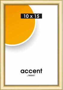 Fotorámik Nielsen Accent / 10 x 15 cm / plast / MDF / sklo / zlatý