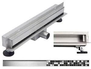 Sprchový žľab do steny NEO WALL 2v1 25-120 cm, 1030050