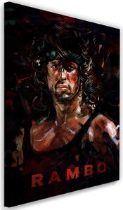 Obraz na plátne Rambo, Sylvester Stallone - Dmitry Belov Rozmery: 40 x 60 cm