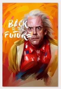 Obraz na plátne Návrat do budúcnosti, Christopher Lloyd - Dmitry Belov Rozmery: 40 x 60 cm