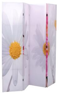 Skladací paraván 160x170 cm potlač kvetov
