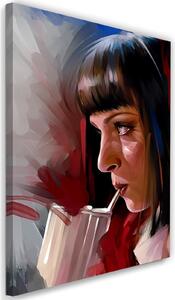 Obraz na plátne Pulp Fiction, Uma Thurman - Dmitry Belov Rozmery: 40 x 60 cm