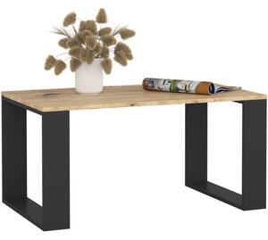 Konferenčný stolík NOX dub artisan / čierny