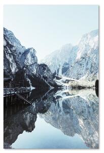 Obraz na plátne Chata na jazere - Dmitry Belov Rozmery: 40 x 60 cm