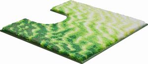 GRUND Toaletná rohožka s výrezom SAND zelená 55x55 cm