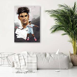 Obraz na plátne Roger Federer - Dmitry Belov Rozmery: 40 x 60 cm