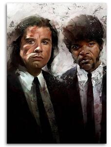 Obraz na plátne Pulp Fiction, Vincent a Jules - Dmitry Belov Rozmery: 40 x 60 cm