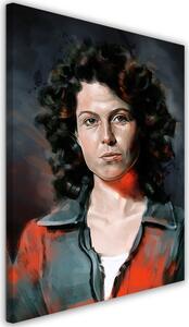 Obraz na plátne Votrelec, portrét Ellen Ripleyovej - Dmitry Belov Rozmery: 40 x 60 cm