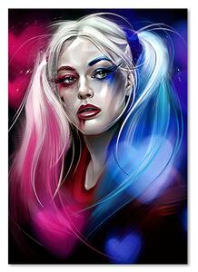 Obraz na plátne Portrét Harley Quinn - Dmitry Belov Rozmery: 40 x 60 cm