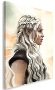 Obraz na plátne Hra o tróny, portrét Daenerys Targaryen - Dmitry Belov Rozmery: 40 x 60 cm