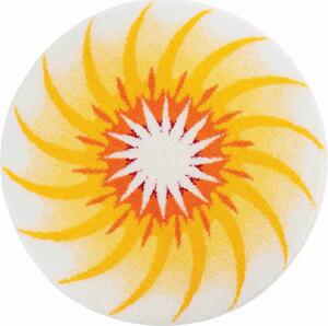 GRUND Mandala koberec PATH OF LIGHT žltá Rozmer: ø 60 cm