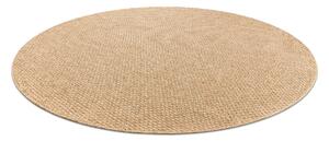 Dywany Łuszczów Kusový koberec Timo 6272 Dark beige kruh – na von aj na doma - 120x120 (priemer) kruh cm