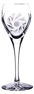Onte Crystal Bohemia Crystal ručne brúsené poháre na Likér Veterník 90 ml 2KS