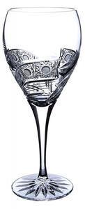 Onte Crystal Bohemia Crystal ručne brúsené poháre na červené víno Kométa 420 ml 2KS