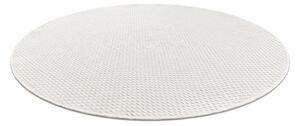 Dywany Łuszczów AKCIA: 150x150 (průměr) kruh cm Kusový koberec Timo 6272 White kruh – na von aj na doma - 150x150 (priemer) kruh cm