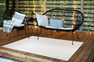 Dywany Łuszczów Kusový koberec Timo 5979 White – na von aj na doma - 60x100 cm