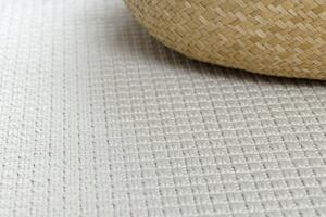 Dywany Łuszczów AKCIA: 60x100 cm Kusový koberec Timo 5979 White – na von aj na doma - 60x100 cm