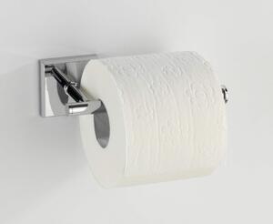 WENKO Držiak na toaletný papier BEZ VŔTANIA PowerLoc LACENO metalický lesklý 6x16x8 cm