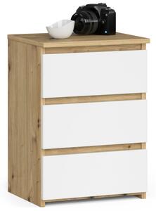 Nočný stolík CL3/40 dub artisan / biely